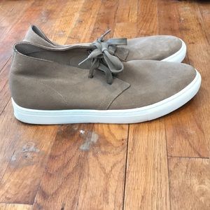 Polo Ralph Lauren tan suede shoes